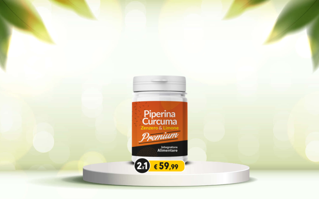 Prova Piperina e curcuma premium per depurarti e ritrovare benessere naturale